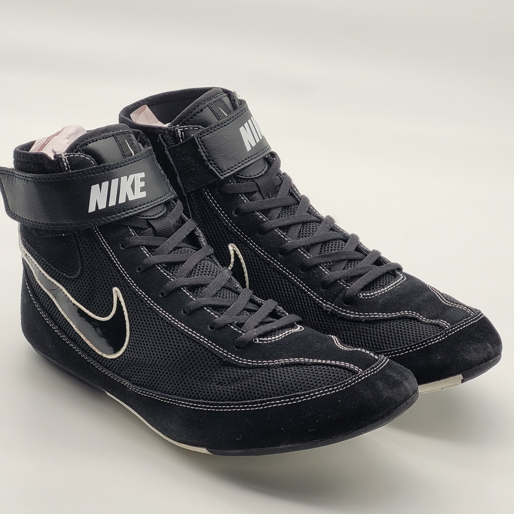Nike Speed Sweep VII Wrestling Black Shoes Men's Size 13 Mesh Upper, Used